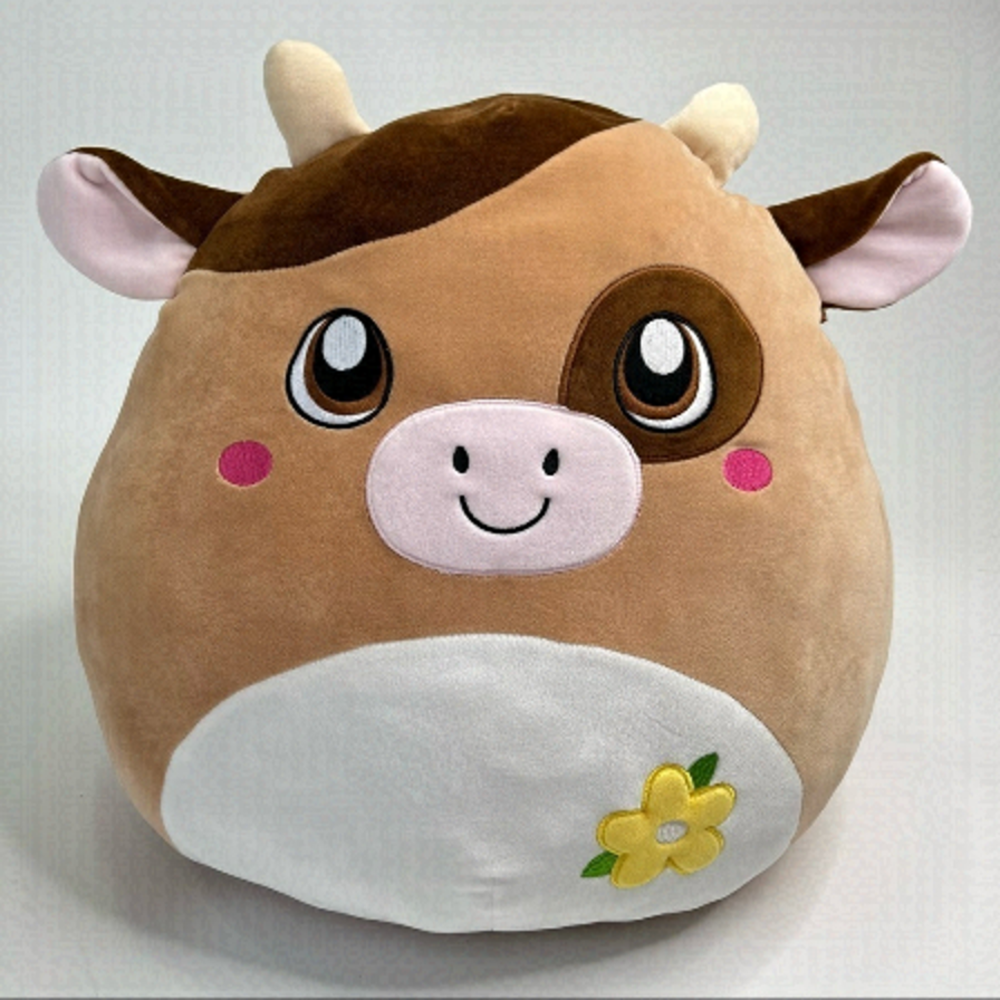 Nwot Sage the Cow 16” Easter Edition Brown Squishmallow Super Plush Toy Stuffie